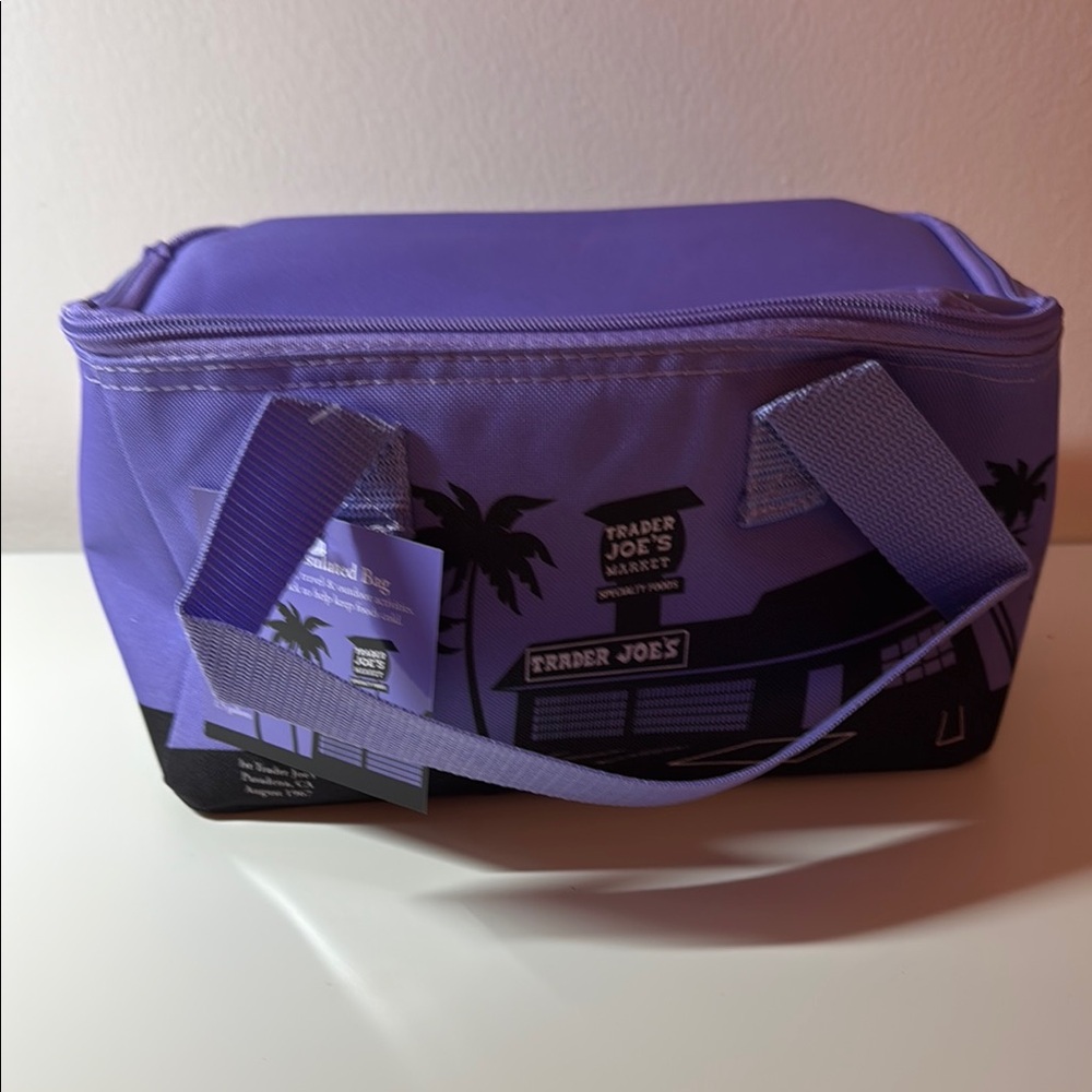 Trader Joe's Purple Insulated Bag